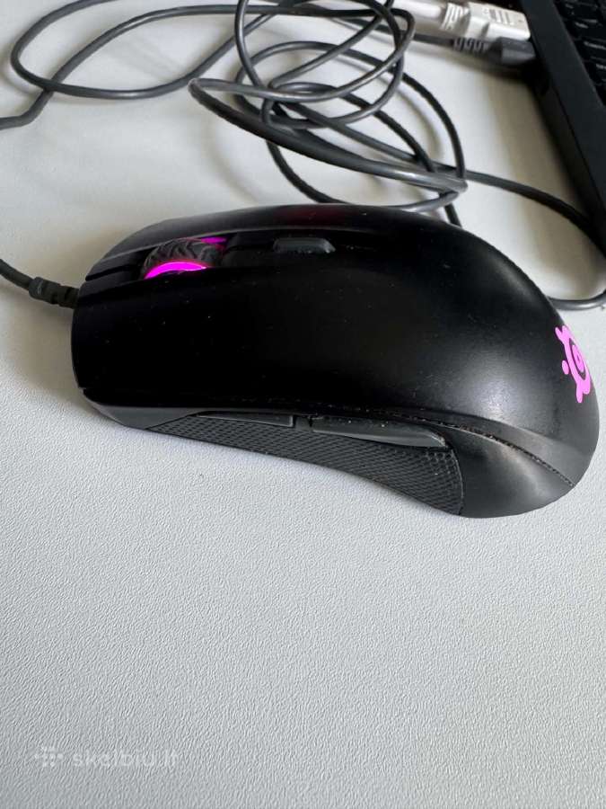 Rgb zaidimu kompiuterio pele Steelseries Rival 110 - nuotraukos Nr. 2