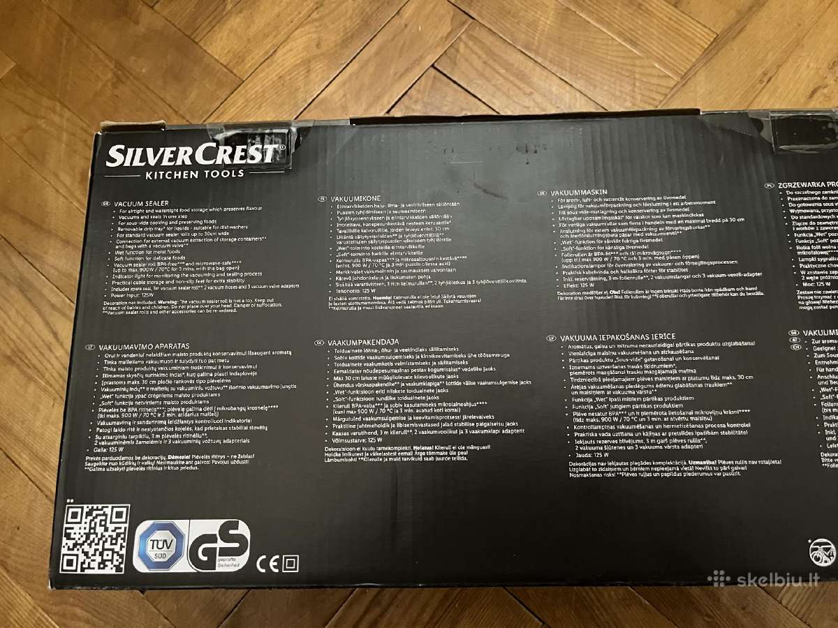 Maisto vakuumatorius Silvercrest (125w) - nuotraukos Nr. 3