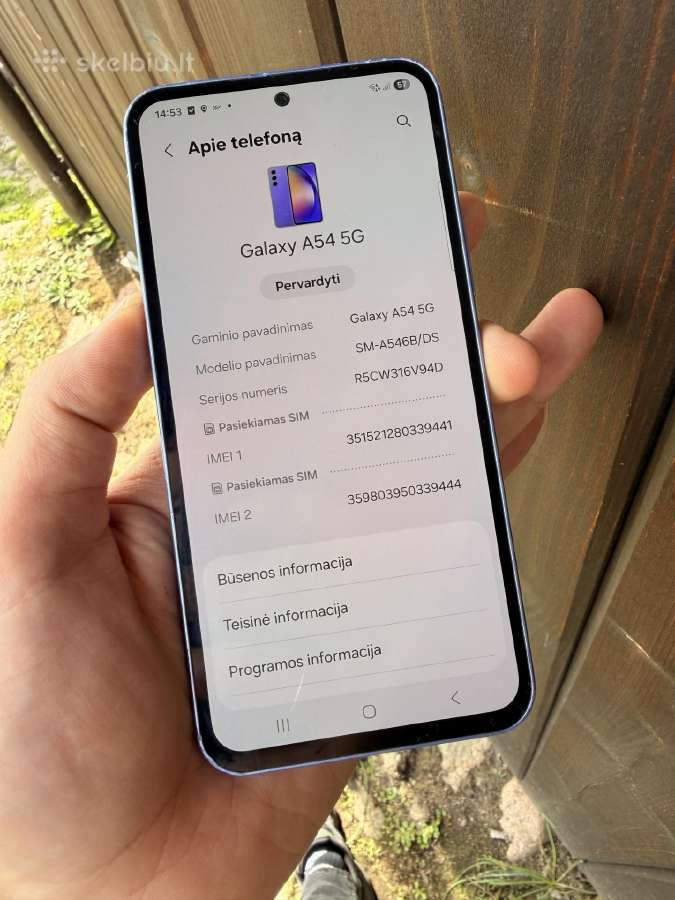 Samsung A54 - nuotraukos Nr. 5