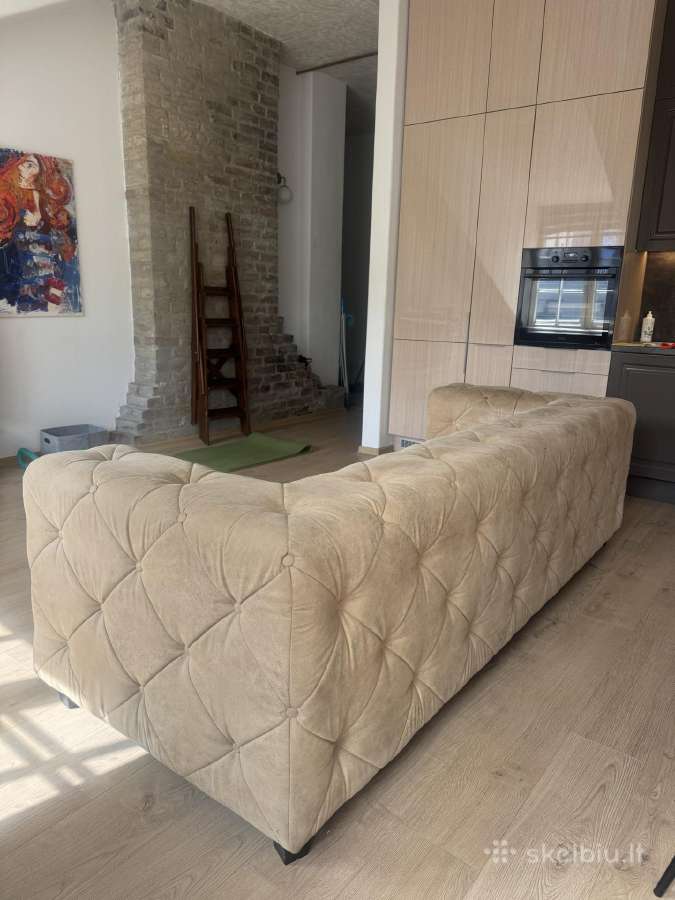 Odinė sofa - nuotraukos Nr. 4