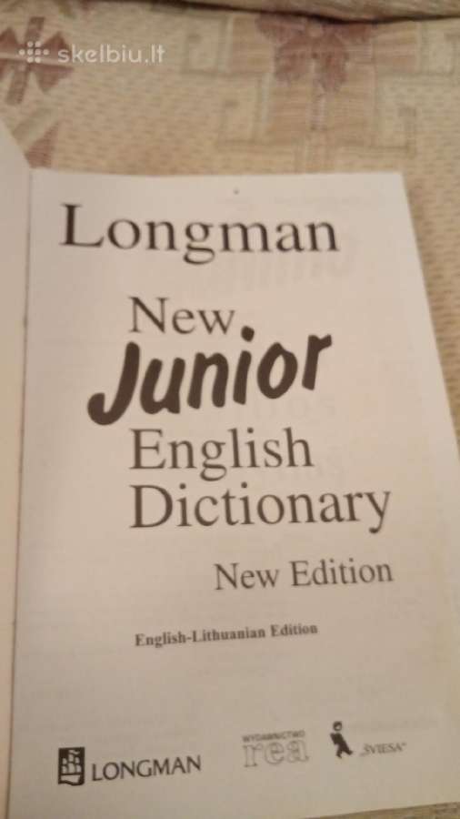 New Junior English Dictionary - nuotraukos Nr. 2