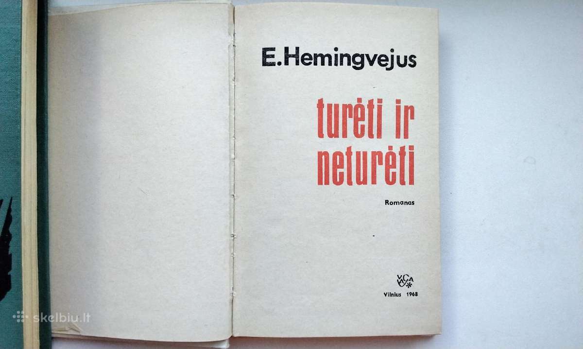 E. Hemingvejus. Kam skambina varpai.turėti ir netu - nuotraukos Nr. 11