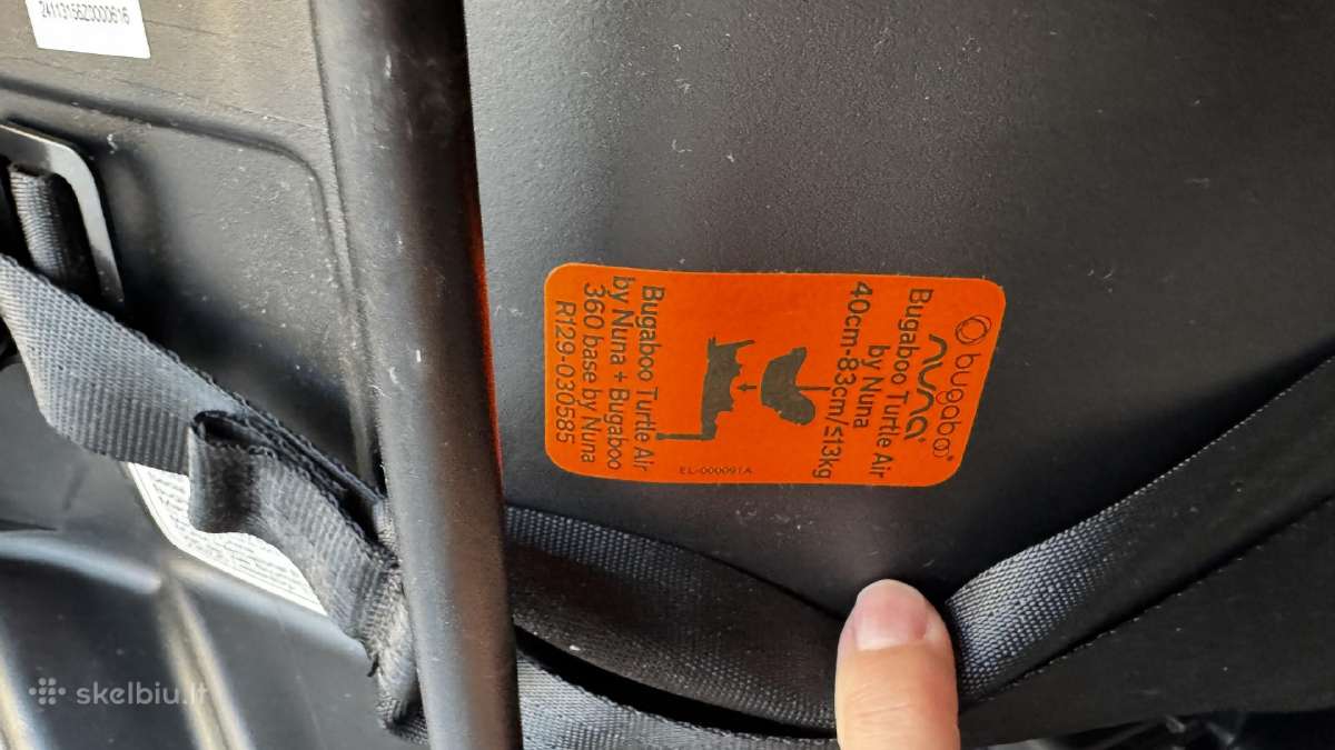 Bugaboo air by Nuna autokėdutė - nuotraukos Nr. 12