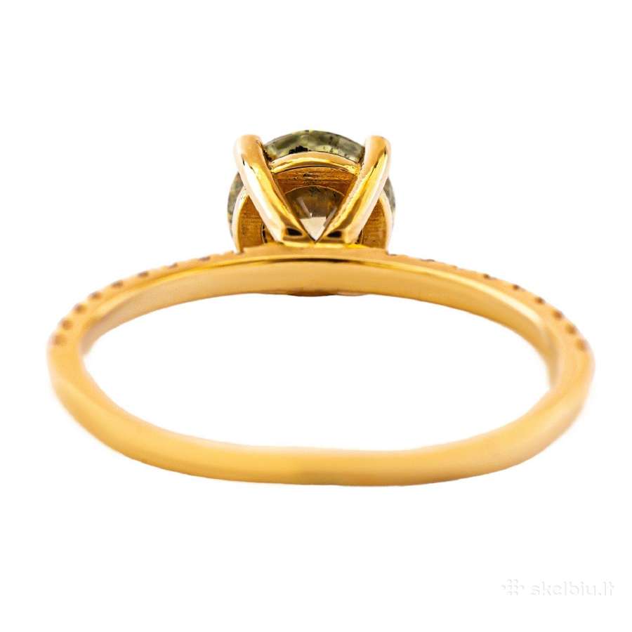 Sužadėtuvių žiedas su deimantu (1,17ct) - nuotraukos Nr. 5
