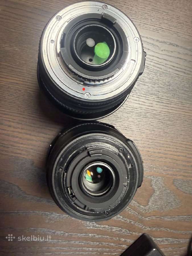 Nikon D5000 + 2 objektyvai + Vanguard krepšys - nuotraukos Nr. 2
