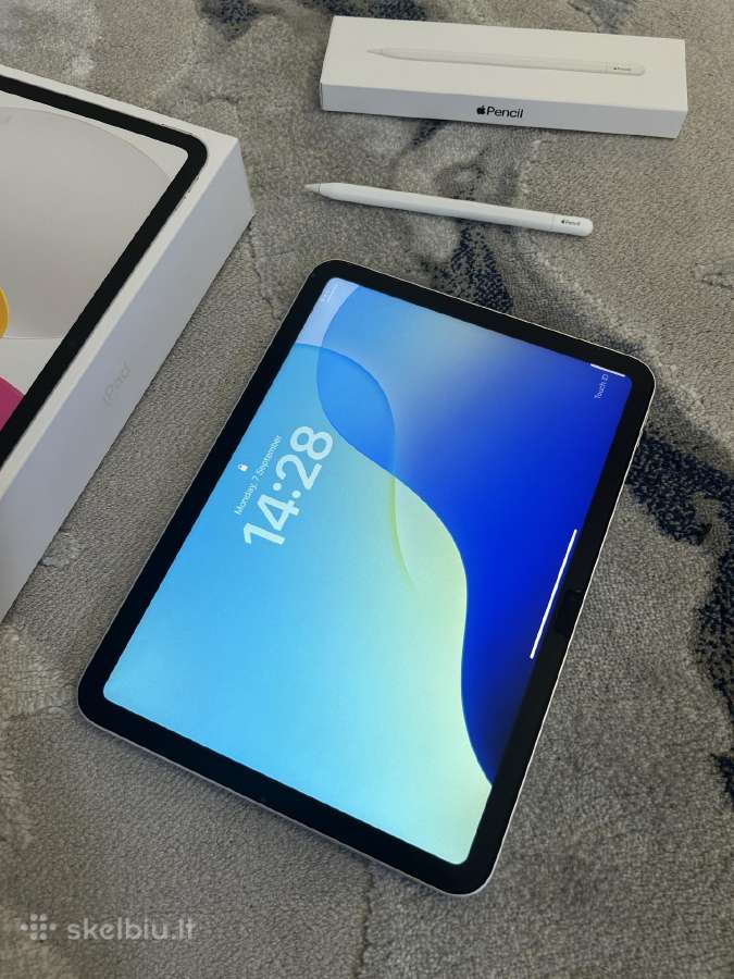 Apple iPad 10th Gen 64gb Wi-fi + Apple Pencil - nuotraukos Nr. 5
