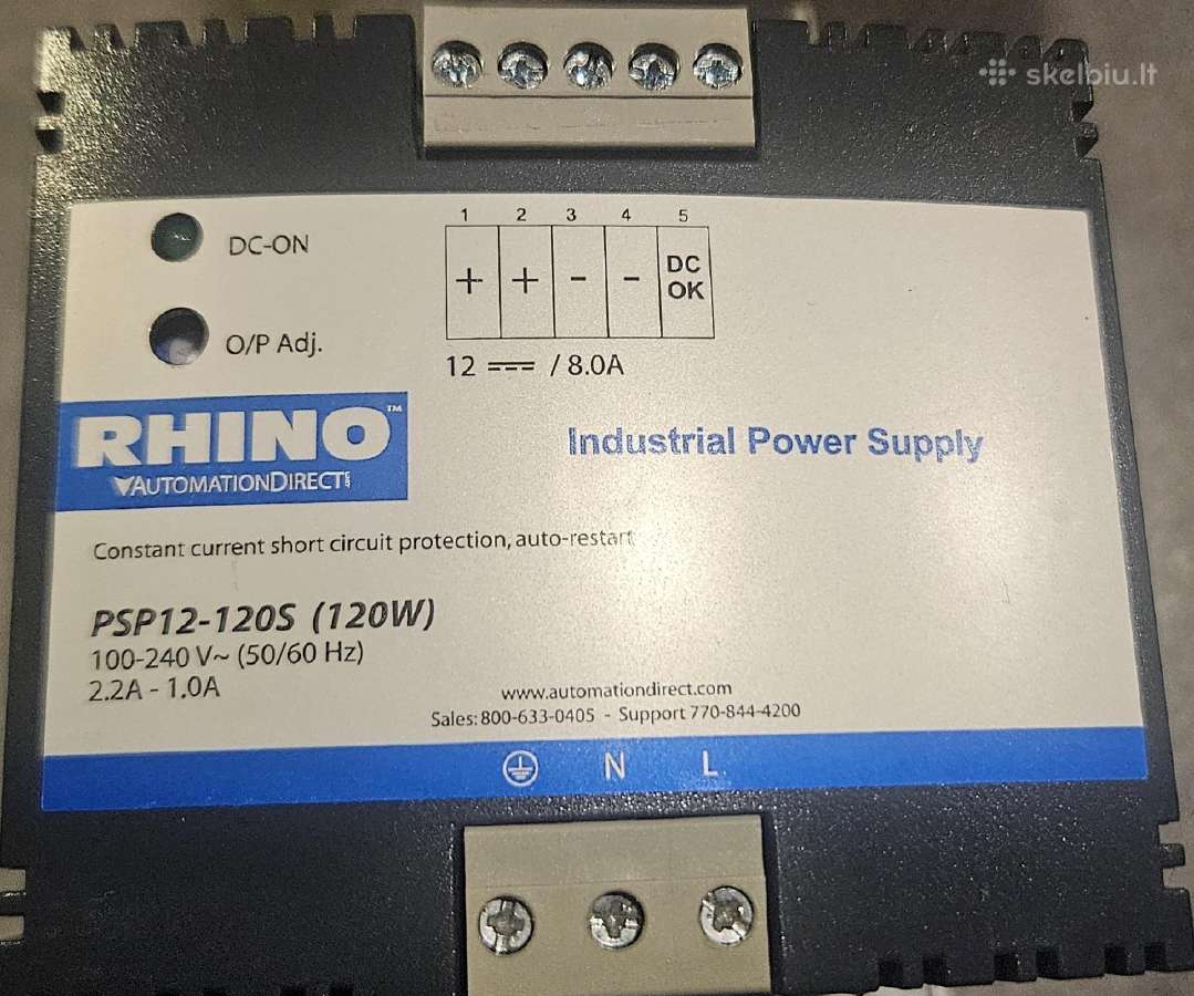 Maitinimo šaltiniai 12v 24v 48v - nuotraukos Nr. 7