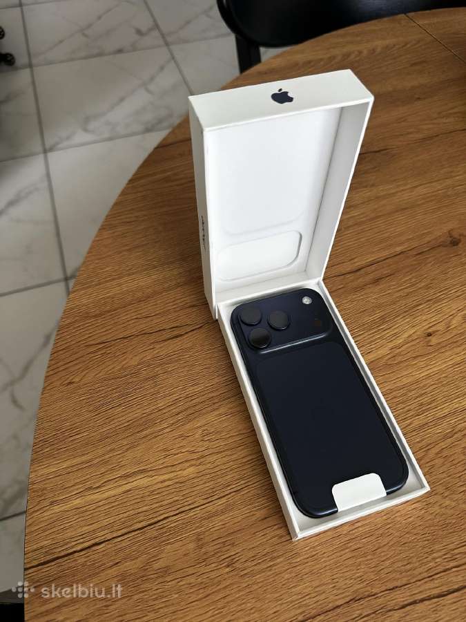 Parduodamas naujas iPhone 17 pro 256 GB Deep Blue - nuotraukos Nr. 2