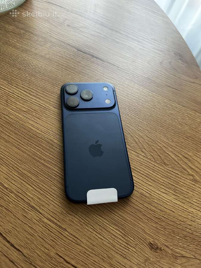 Parduodamas naujas iPhone 17 pro 256 GB Deep Blue - nuotraukos Nr. 3