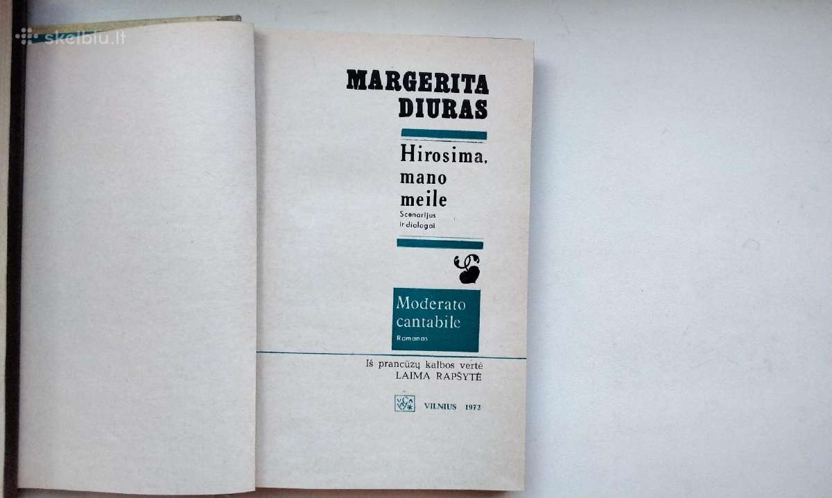 M. Diuras. Hirosima, mano meile. Moderato cantabil - nuotraukos Nr. 2