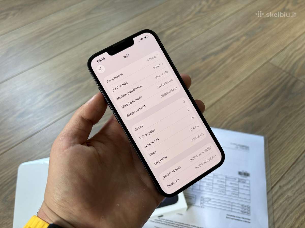 iPhone 17e – idealios būklės - nuotraukos Nr. 2