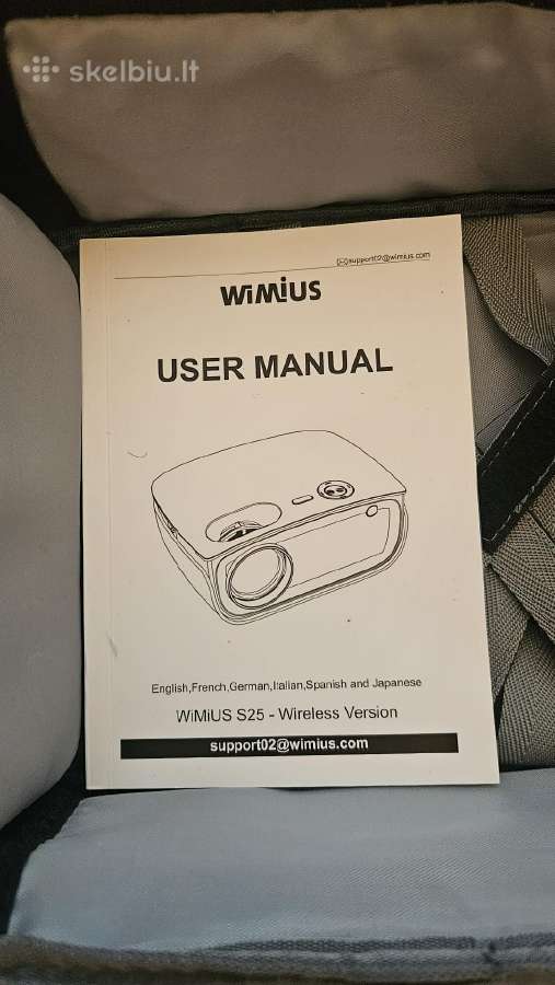 Wimius S25 projektorius - nuotraukos Nr. 6
