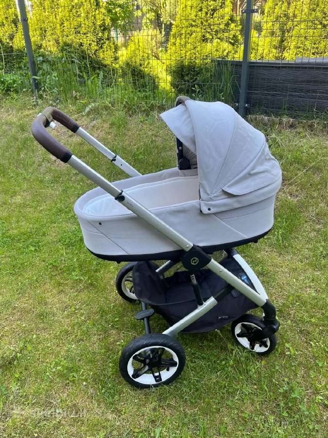 Cybex Talos S Lux pilkos spalvos vežimėlis 2in1 - nuotraukos Nr. 4