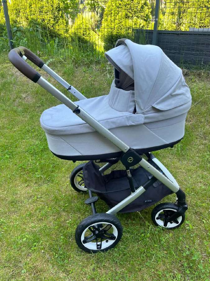Cybex Talos S Lux pilkos spalvos vežimėlis 2in1 - nuotraukos Nr. 6