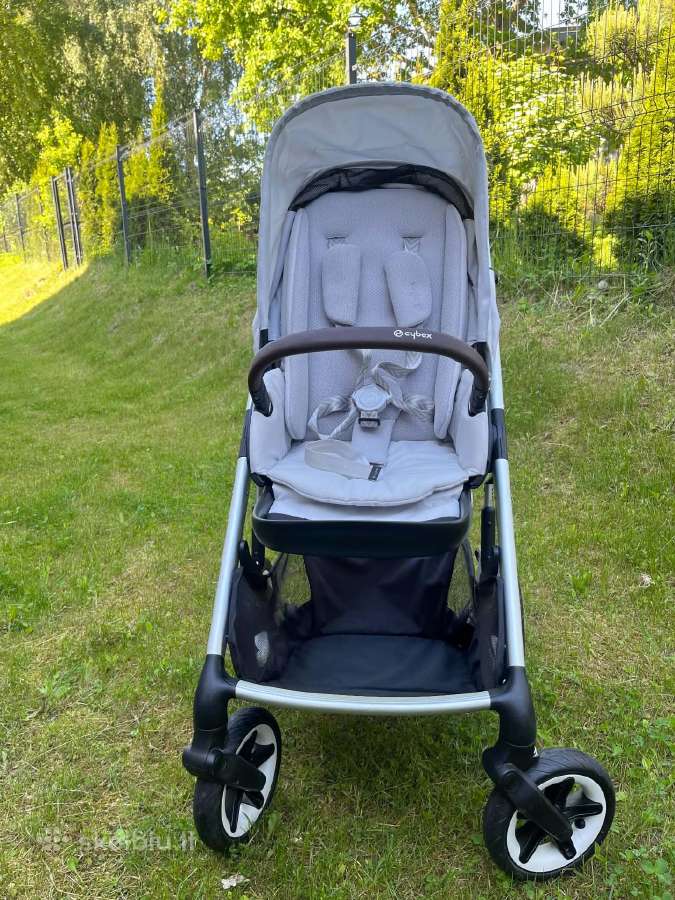 Cybex Talos S Lux pilkos spalvos vežimėlis 2in1 - nuotraukos Nr. 7