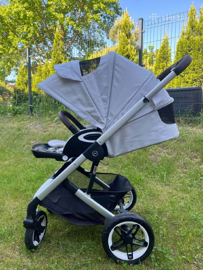 Cybex Talos S Lux pilkos spalvos vežimėlis 2in1 - nuotraukos Nr. 8