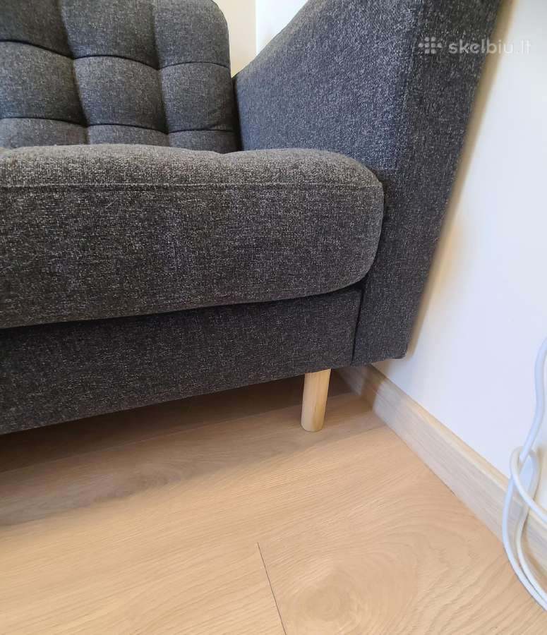 Minkšta trivietė sofa - nuotraukos Nr. 4