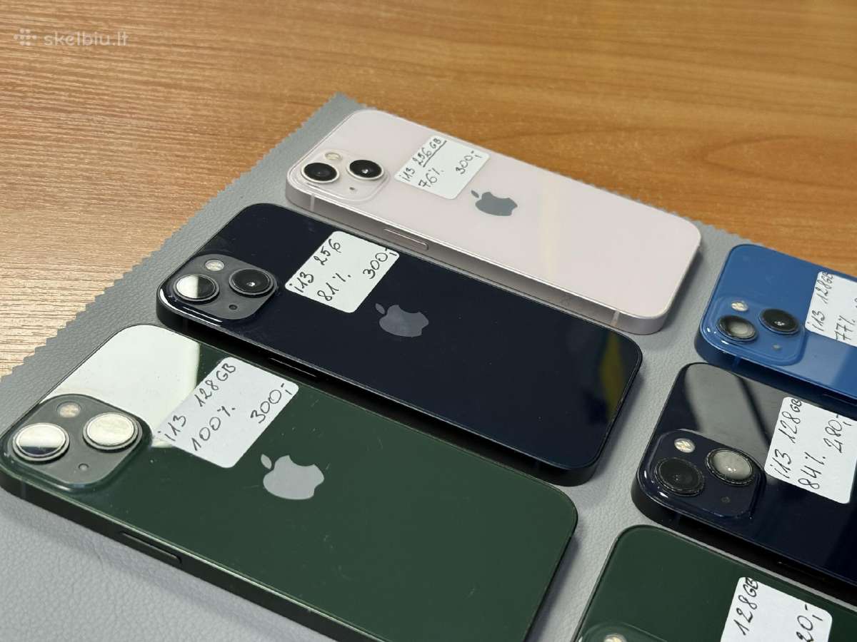 iPhone 13 su 128gb ir su 256gb be subraižymų - nuotraukos Nr. 8