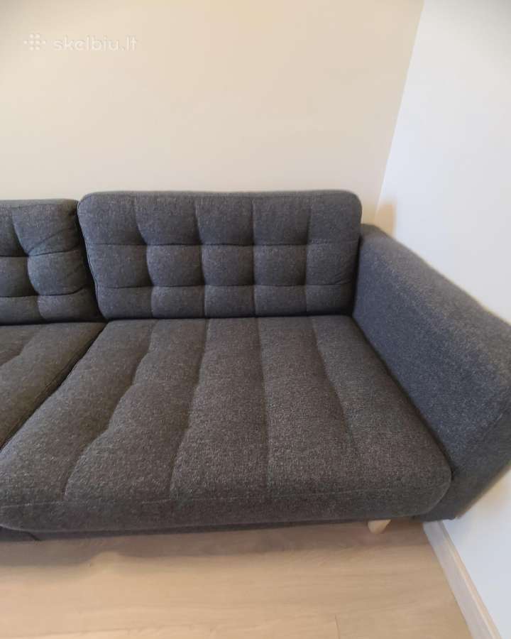 Minkšta trivietė sofa - nuotraukos Nr. 3