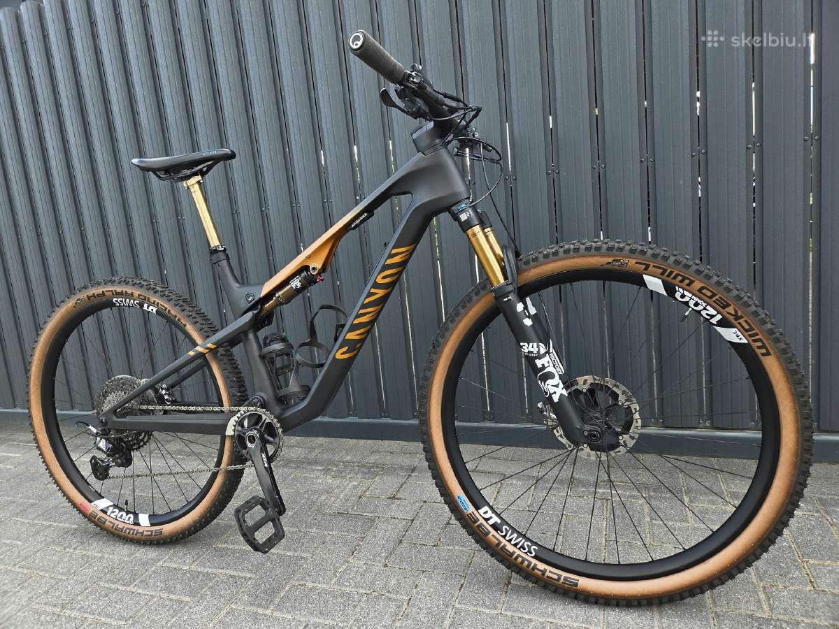 Canyon full carbon XTR pilnas kashima fox34 L - nuotraukos Nr. 2