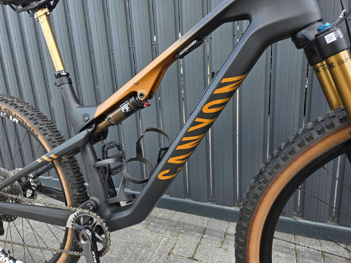 Canyon full carbon XTR pilnas kashima fox34 L - nuotraukos Nr. 4