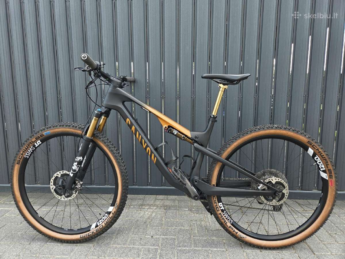 Canyon full carbon XTR pilnas kashima fox34 L - nuotraukos Nr. 8