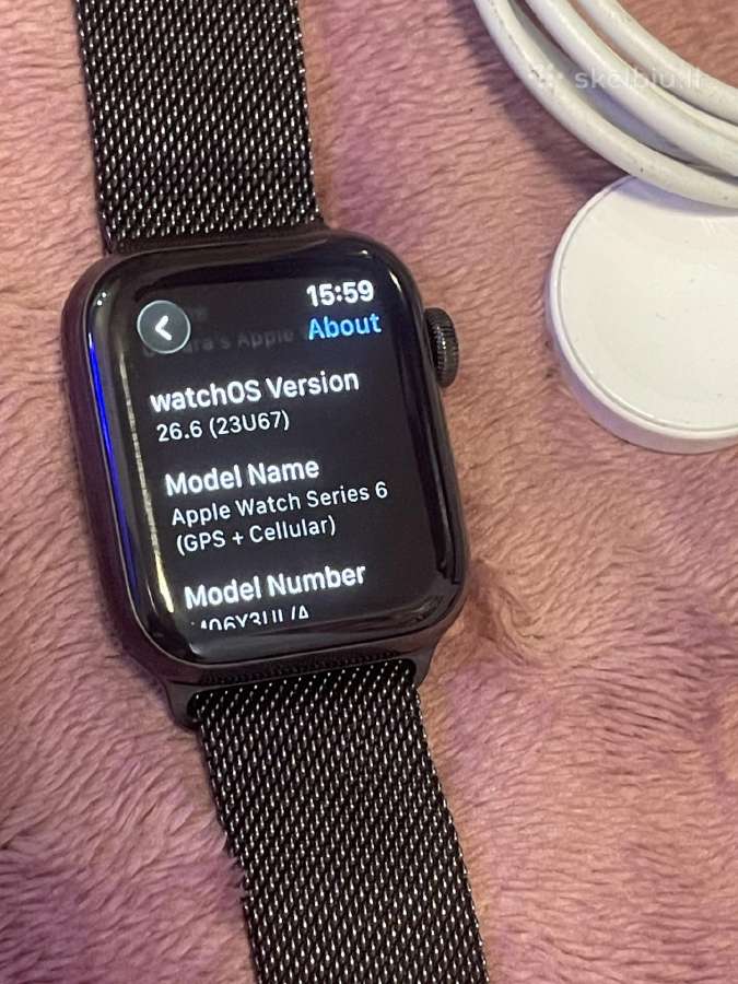 Apple watch Series 6 + GPS 40mm - nuotraukos Nr. 6