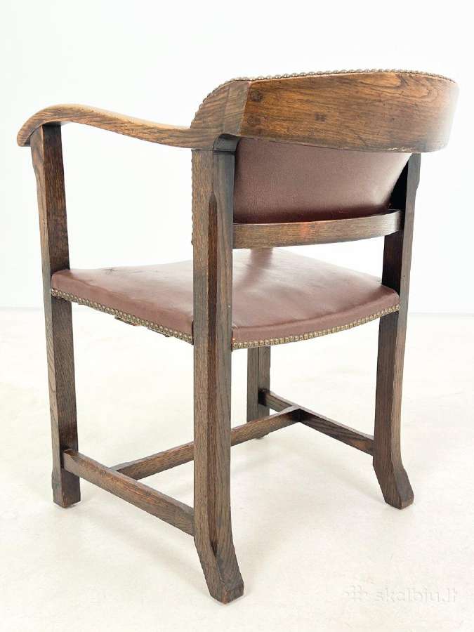 Senovinis, ąžuolinis krėslas - nuotraukos Nr. 9