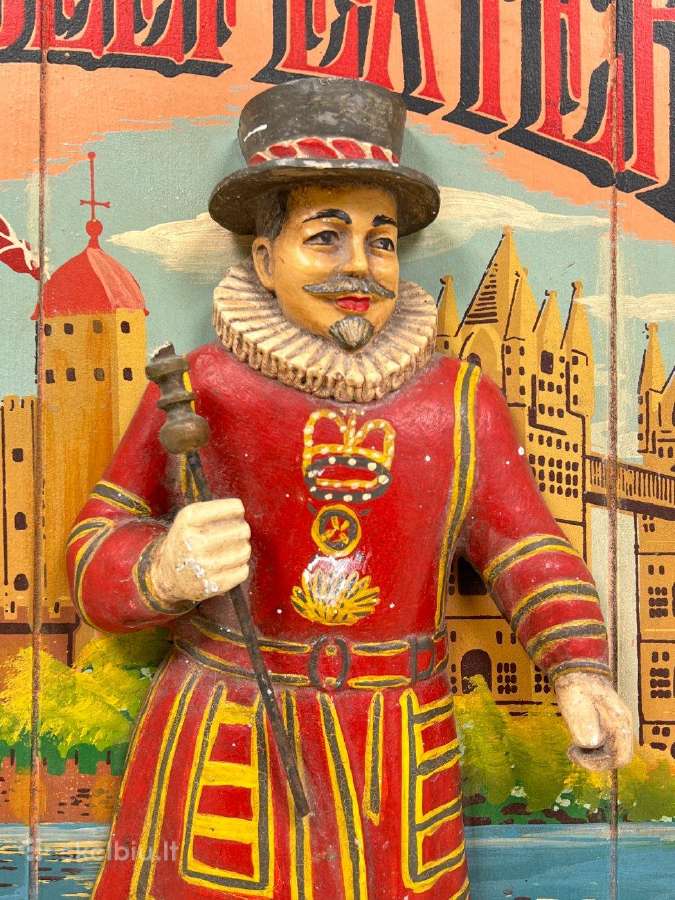Medinė iškaba / dekoracija "Beefeater" - nuotraukos Nr. 7
