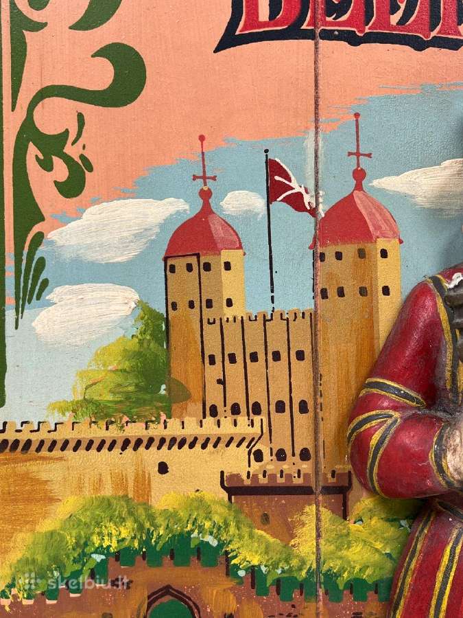 Medinė iškaba / dekoracija "Beefeater" - nuotraukos Nr. 9