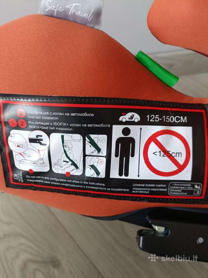 Automobilinė kėdutė-paaukštinimas - nuotraukos Nr. 4