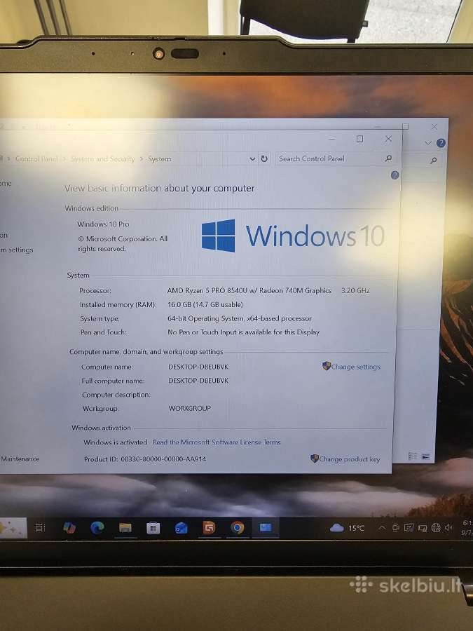 Lenovo thinkpad T14 gen5 - nuotraukos Nr. 2