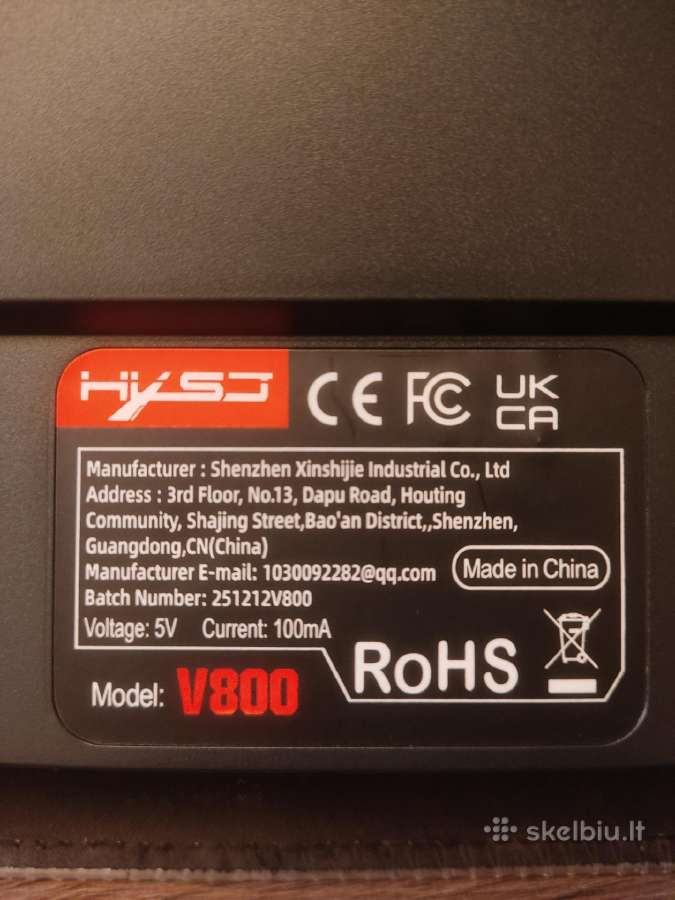 Keyboard Hijs V800 - nuotraukos Nr. 3