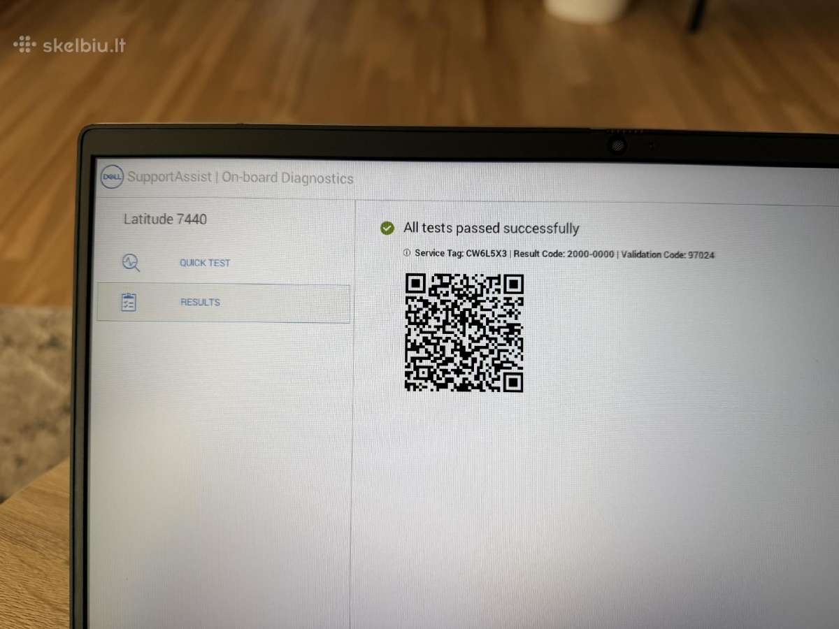Dell Latitude 7440 - i7, 16gb, 512gb, - nuotraukos Nr. 10