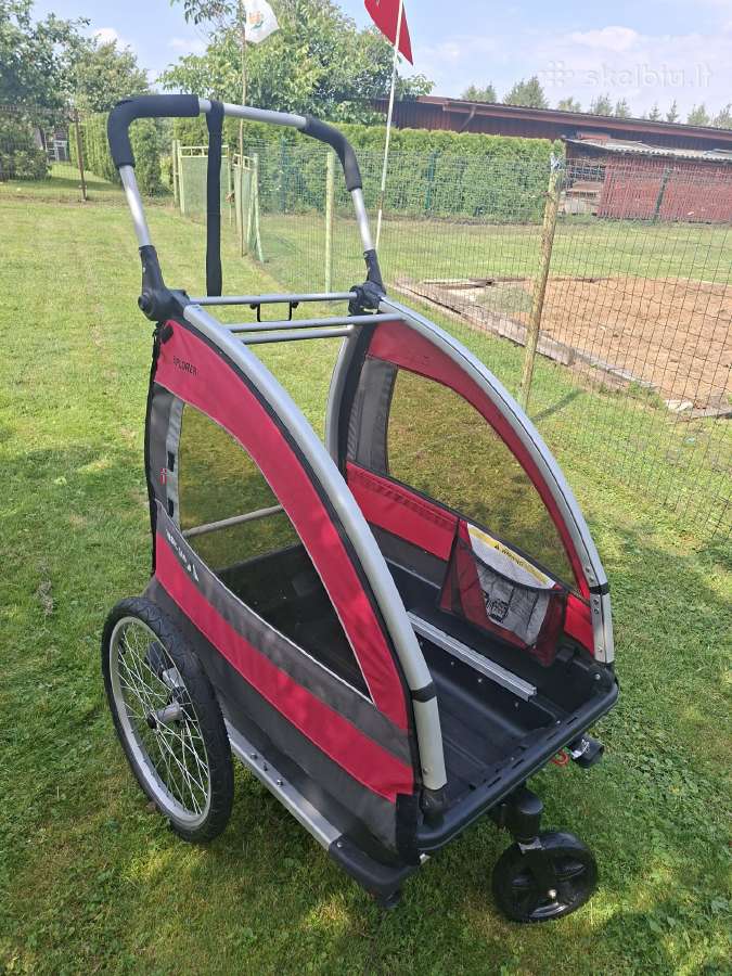 Nordic Cab 5in1 dviračio priekaba vežimėlis rogės - nuotraukos Nr. 6