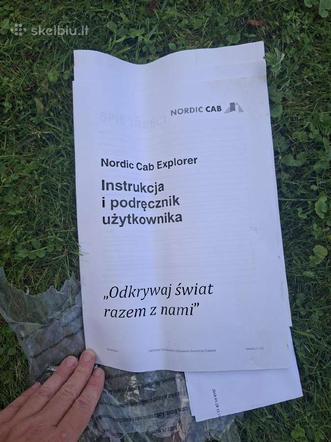 Nordic Cab 5in1 dviračio priekaba vežimėlis rogės - nuotraukos Nr. 4