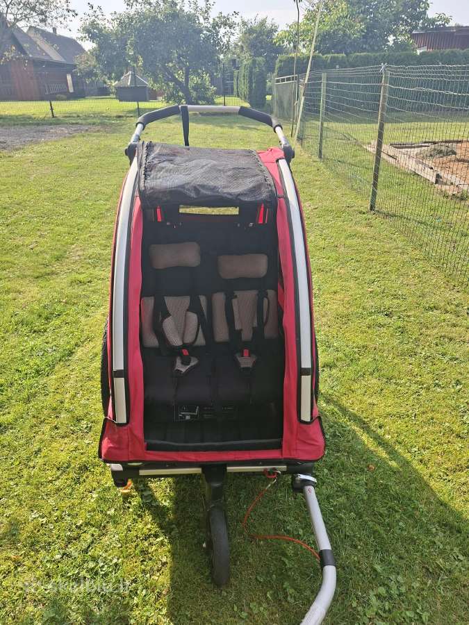 Nordic Cab 5in1 dviračio priekaba vežimėlis rogės - nuotraukos Nr. 3