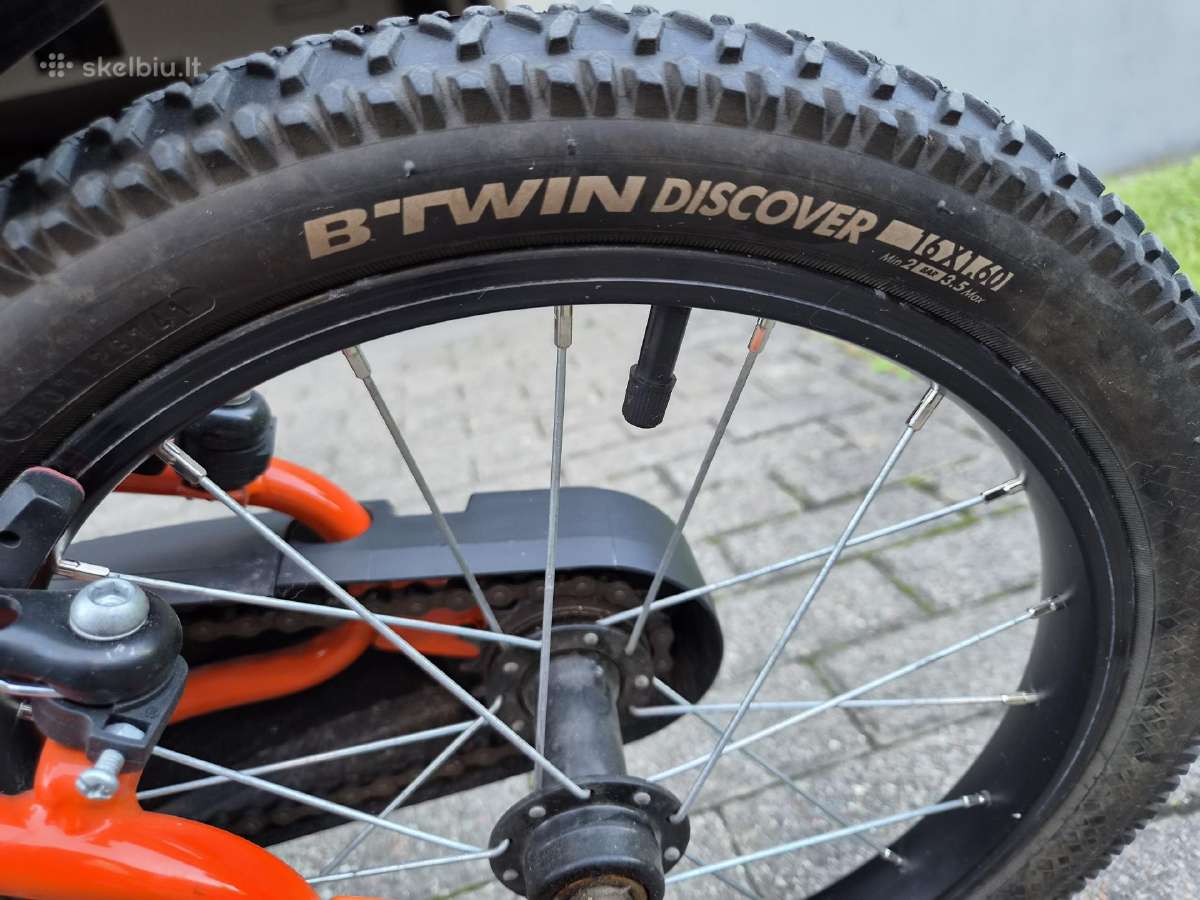 Vaikiškas dviratis 16 Btwin - nuotraukos Nr. 7