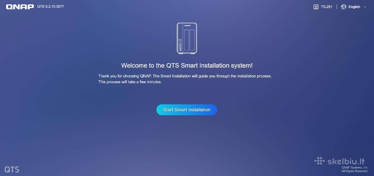 Qnap Ts-251 8gb + 2x16tb Exos Nas - nuotraukos Nr. 6