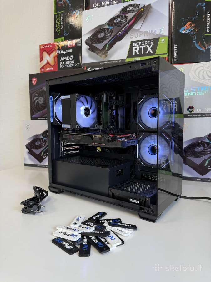 Intel i7-8700 Gtx 1070 8gb 16gb RAM 512gb SSD 2tb - nuotraukos Nr. 2