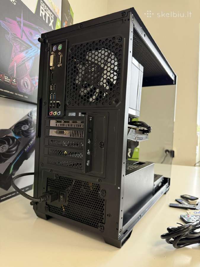 Intel i7-8700 Gtx 1070 8gb 16gb RAM 512gb SSD 2tb - nuotraukos Nr. 9