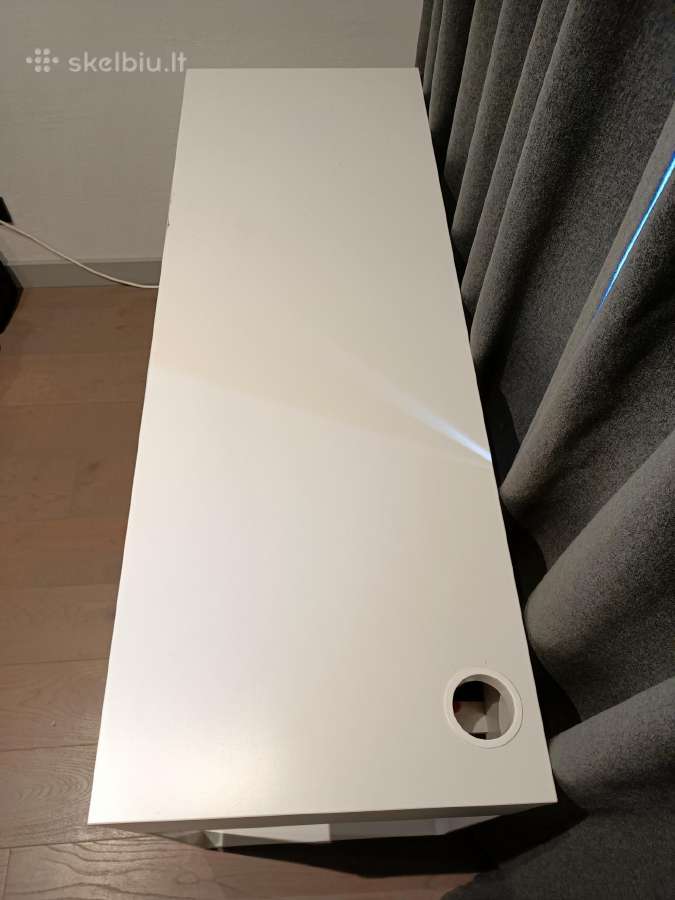 Ikea Micke rašomasis stalas (142x50 cm), baltas - nuotraukos Nr. 5