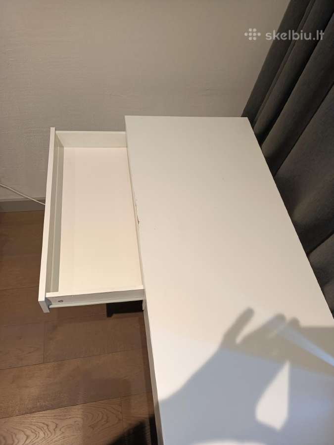 Ikea Micke rašomasis stalas (142x50 cm), baltas - nuotraukos Nr. 4