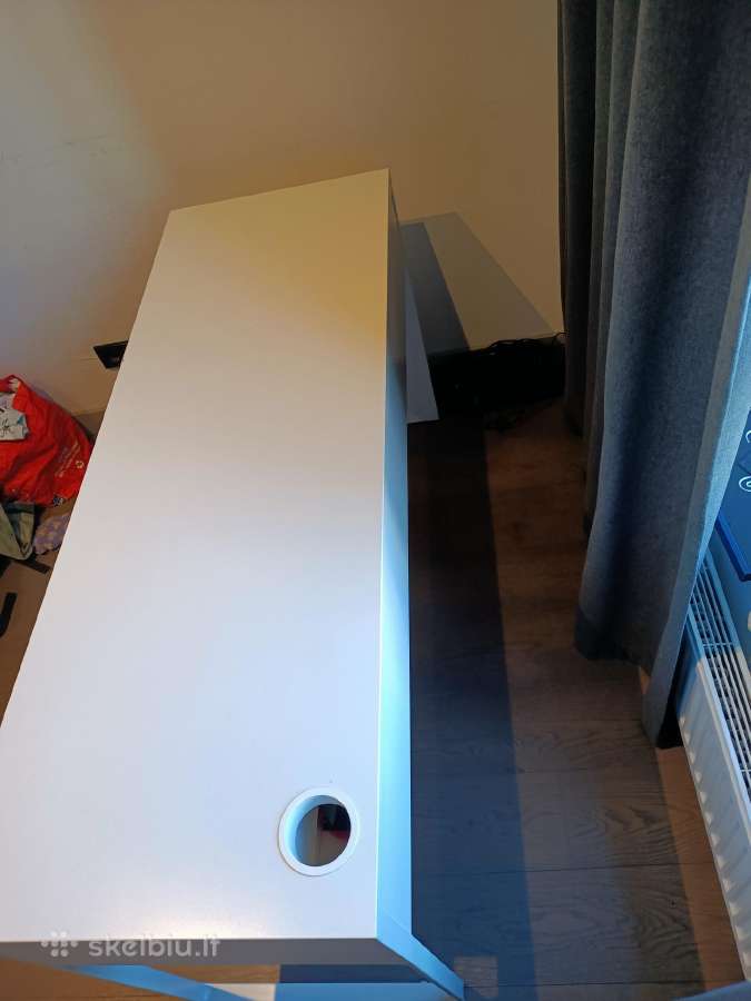 Ikea Micke rašomasis stalas (142x50 cm), baltas - nuotraukos Nr. 6