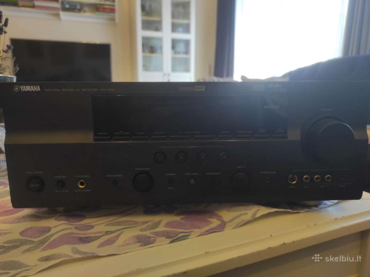 Parduodamas resiveris Yamaha - nuotraukos Nr. 3