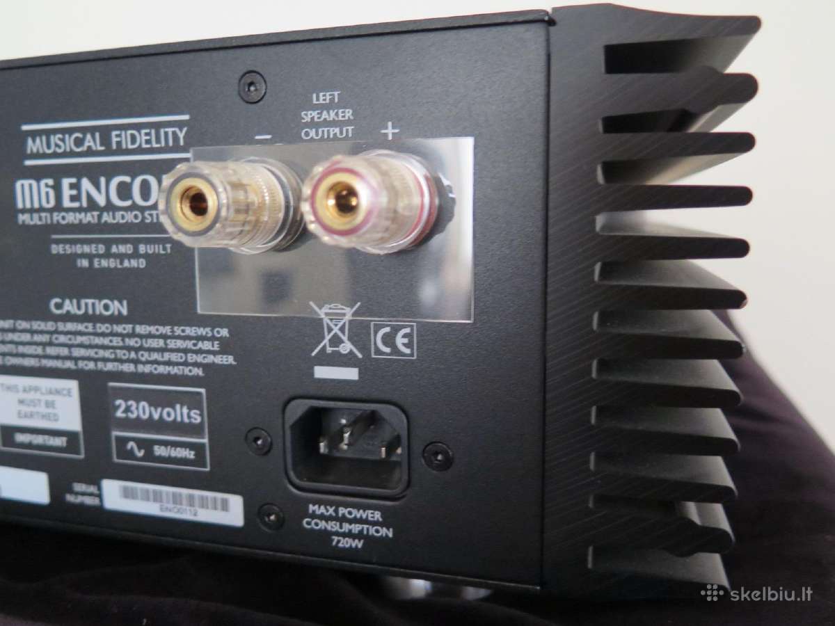 Musical Fidelity M6 Encore 225 2tb stiprintuvas - nuotraukos Nr. 9