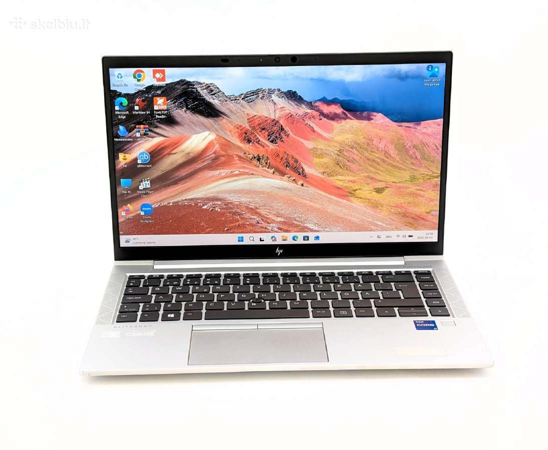 Hp Elitebook 840 G8 i7-1165g7/16gb/240gb Darbui - nuotraukos Nr. 2