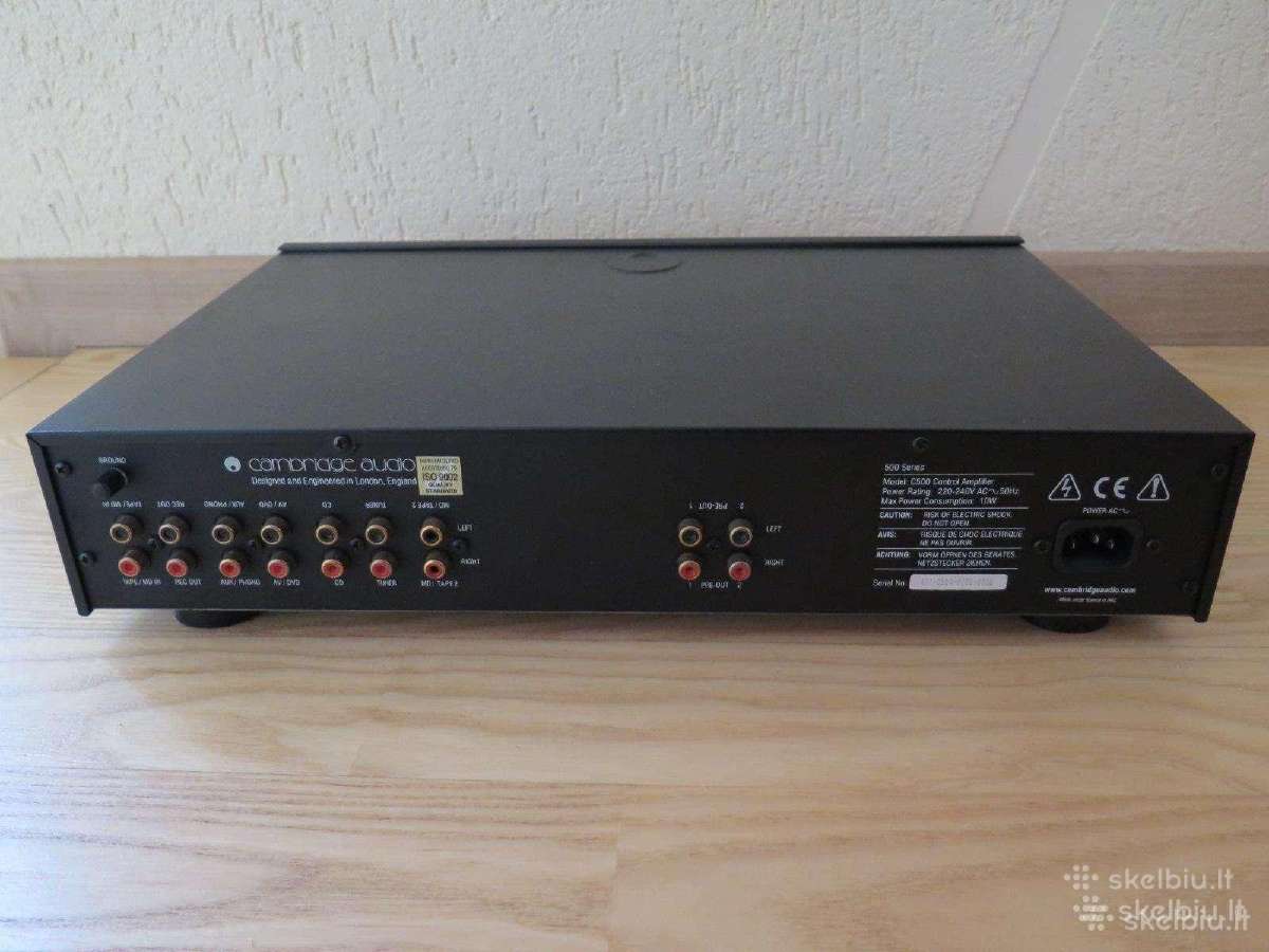 Cambridge Audio C500 pradinis garso stiprintuvas - nuotraukos Nr. 2