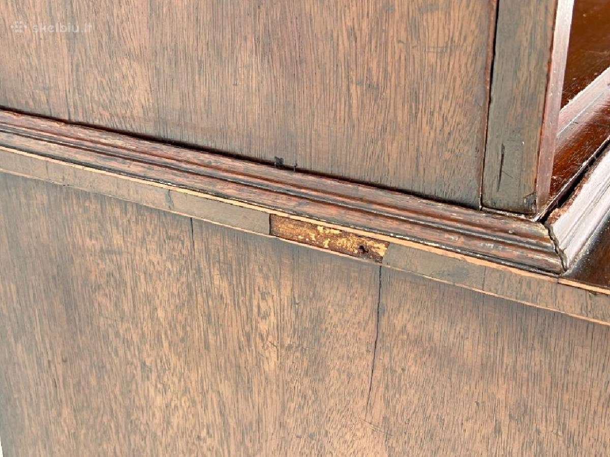 Raudonmedžio sekreteras su knygų lentyna - nuotraukos Nr. 15