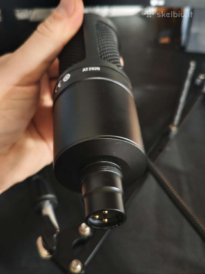 Audio Technica At2020 Xlr mikrofono komplektas - nuotraukos Nr. 4